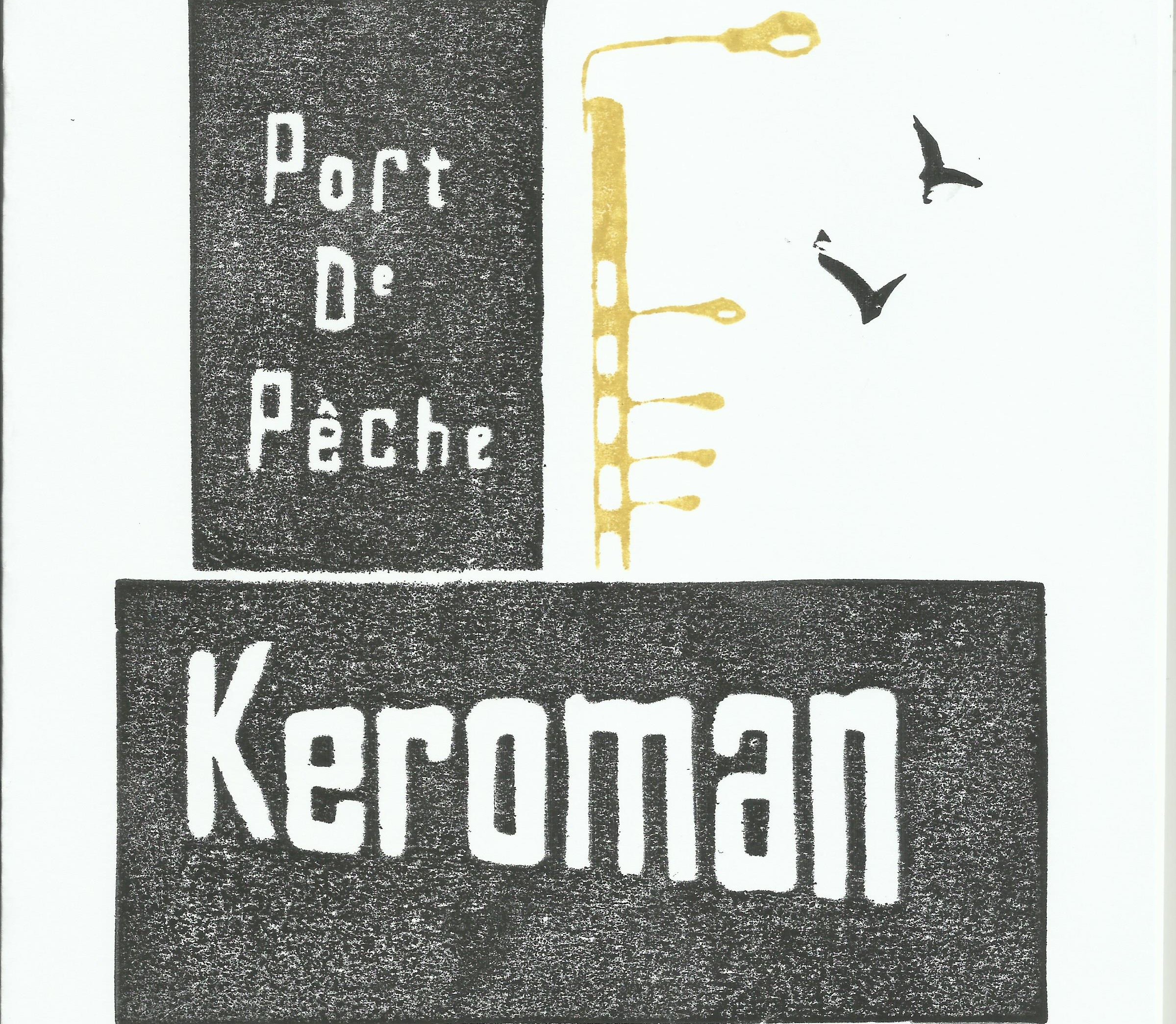 Port de pêche, keroman, Lorient, apesanteur, gravure