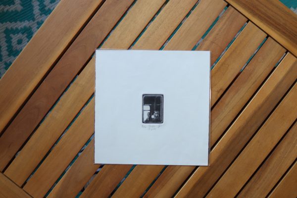 manière noire sur cuivre